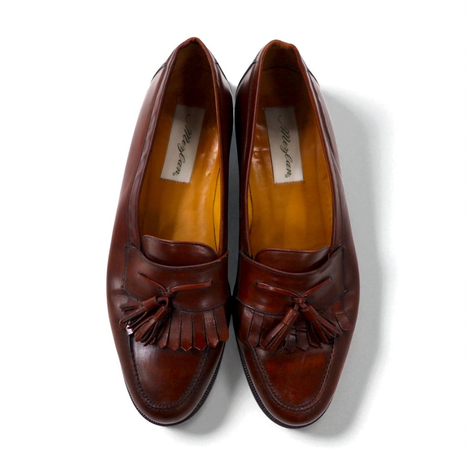 mezlan Loafers con Nappe e Frange "Quilt" 28cm Marrone Pelle Santander Spagna