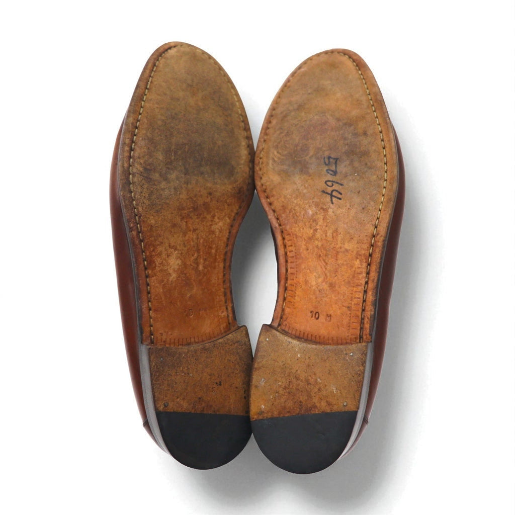 mezlan Loafers con Nappe e Frange "Quilt" 28cm Marrone Pelle Santander Spagna