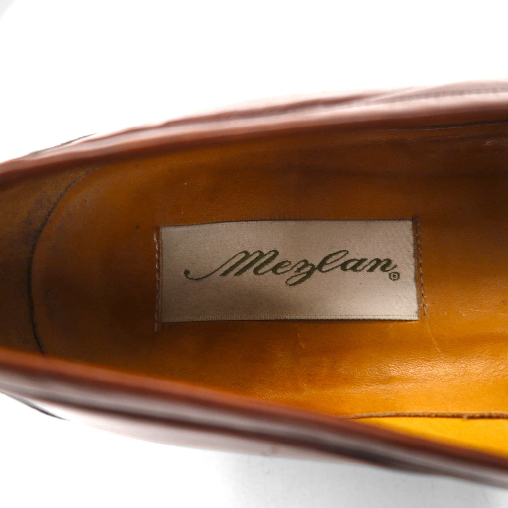mezlan Loafers con Nappe e Frange "Quilt" 28cm Marrone Pelle Santander Spagna