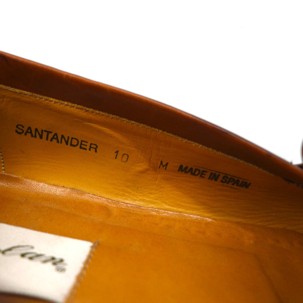 mezlan Loafers con Nappe e Frange "Quilt" 28cm Marrone Pelle Santander Spagna