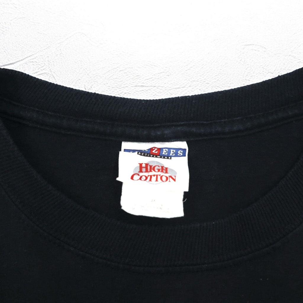 JERZEES ヘビーウェイト 3段プリント カレッジ Tシャツ 2XL ブラック ナンバリング NEWPORT COACHS ビッグサイズ ホンジュラス製