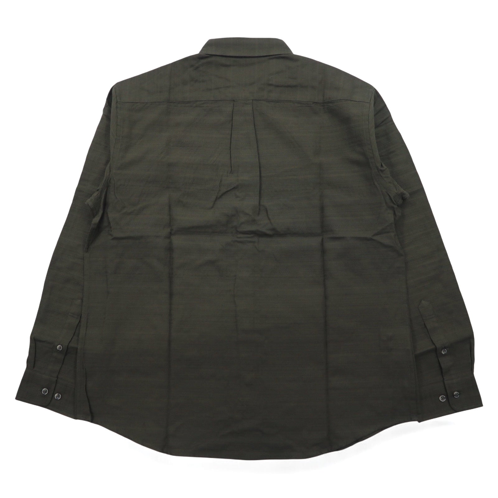 Eddie Bauer Camicia button-down in dobby L Cachi Fantasia Cotone Nuovo con etichette