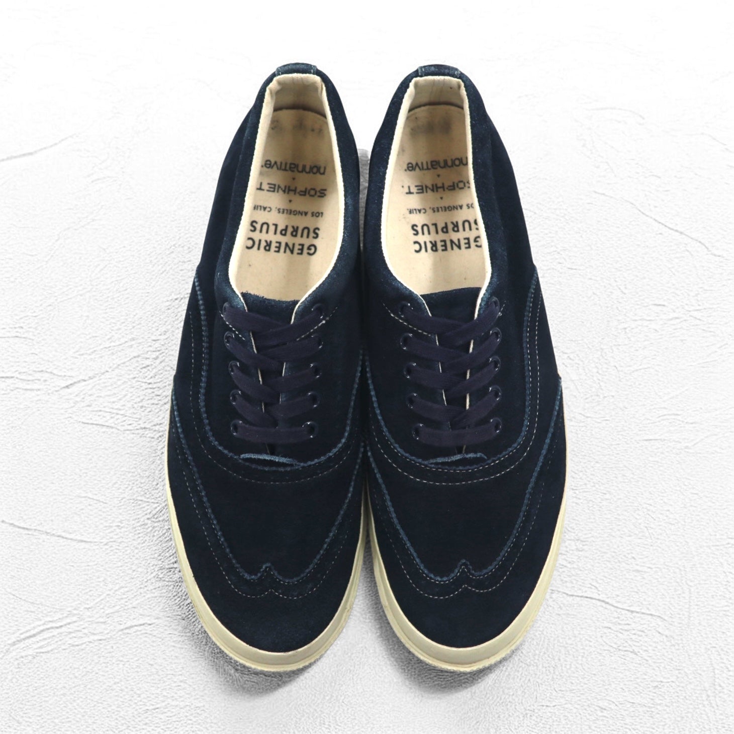 nonnative × SOPHNET. × GENERIC SURPLUS Sneakers derby in pelle scamosciata blu navy 28.5cm EP20