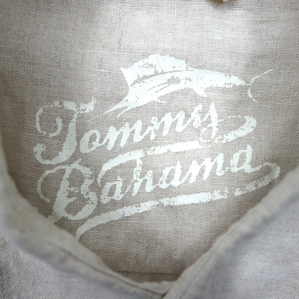 90s Vintage Linen Shirt リネンシャツ XL ベージュ 胸ポケット 麻 Tommy Bahama
