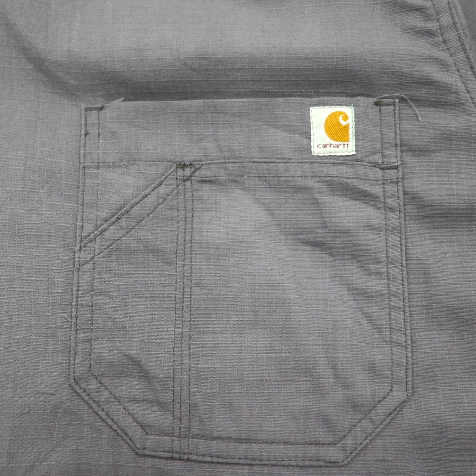 carhartt リップストップ プルオーバー メディカルシャツ ドクターシャツ L グレー 胸ポケット C15108