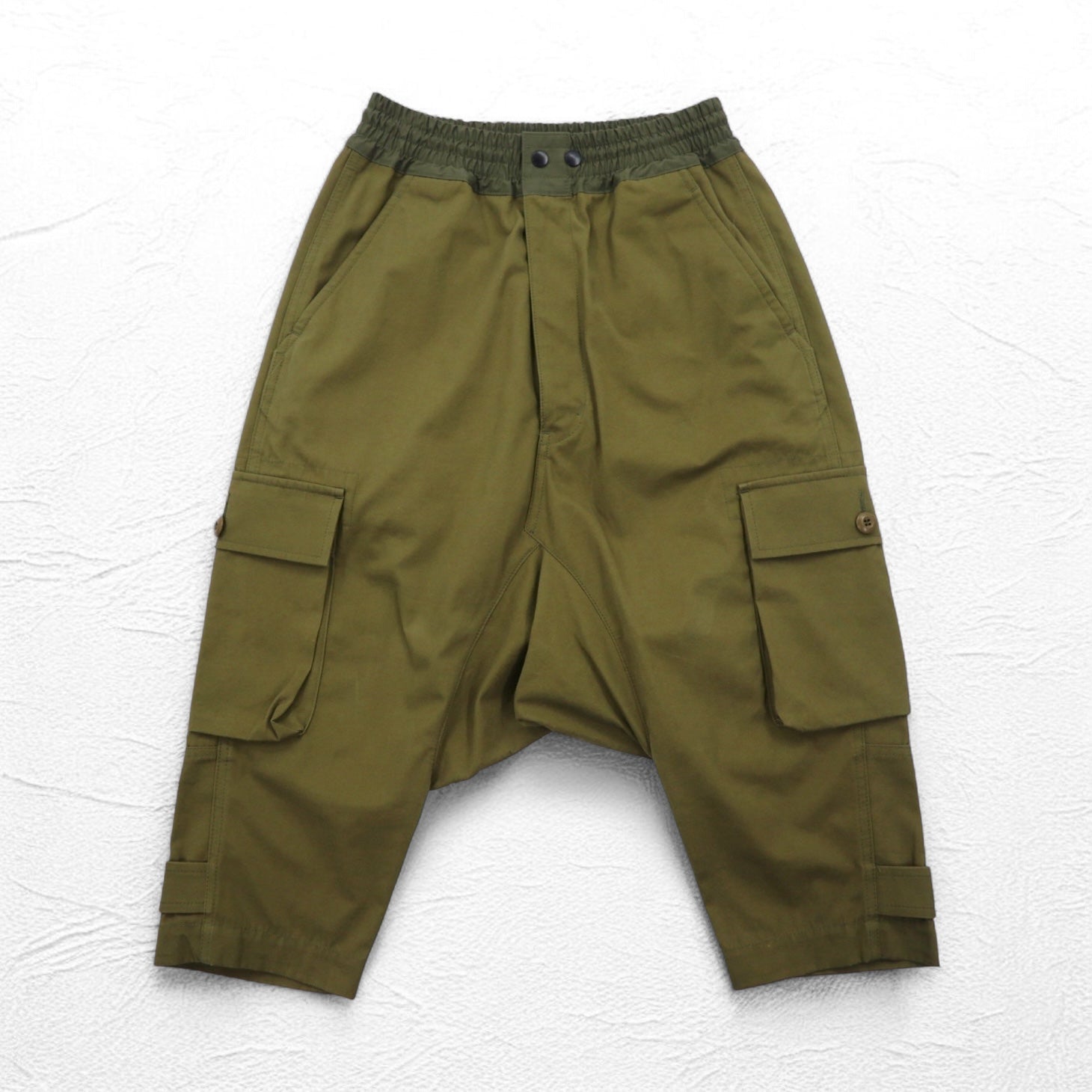 JUNYA WATANABE MAN Pantaloni cargo Sarouel XS Cachi Cotone AD2021 Fabbricati in Giappone