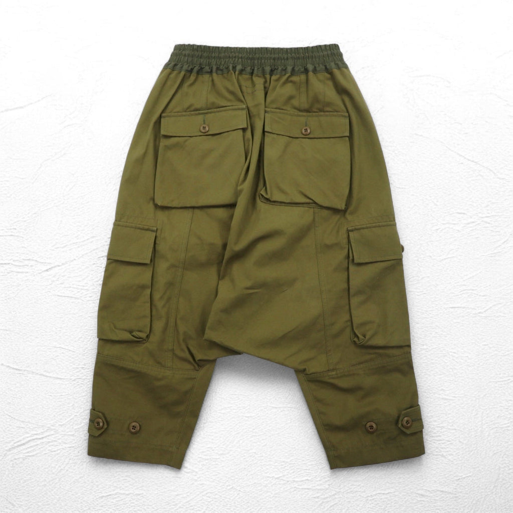 JUNYA WATANABE MAN Pantaloni cargo Sarouel XS Cachi Cotone AD2021 Fabbricati in Giappone