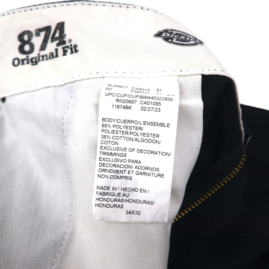 Dickies 874 Original Fit Pantalone da Lavoro Chino L Nero 11874BK