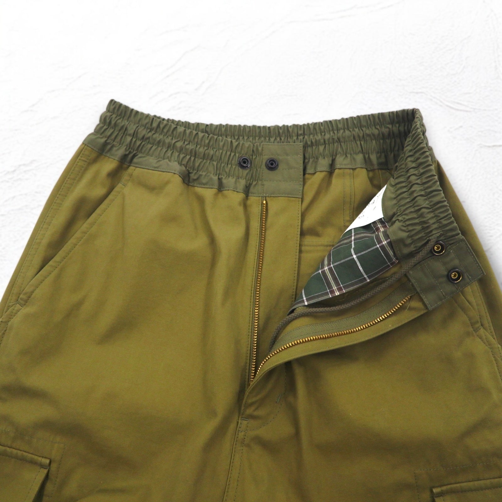 JUNYA WATANABE MAN Pantaloni cargo Sarouel XS Cachi Cotone AD2021 Fabbricati in Giappone