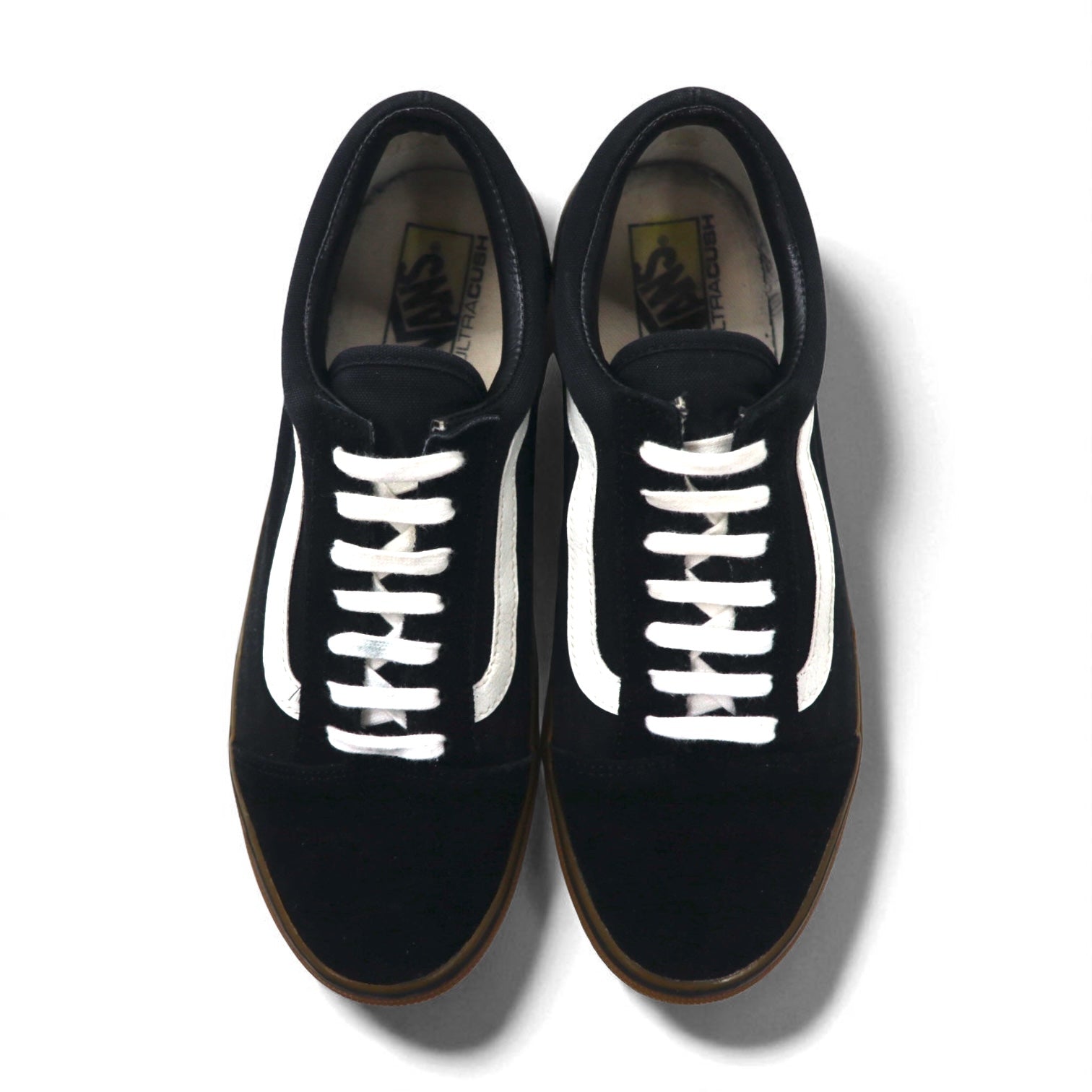 VANS オールドスクール OLD SKOOL DX スエード スニーカー 26.5cm ブラック キャンバス ガムソール V36CL+ 556436-0014