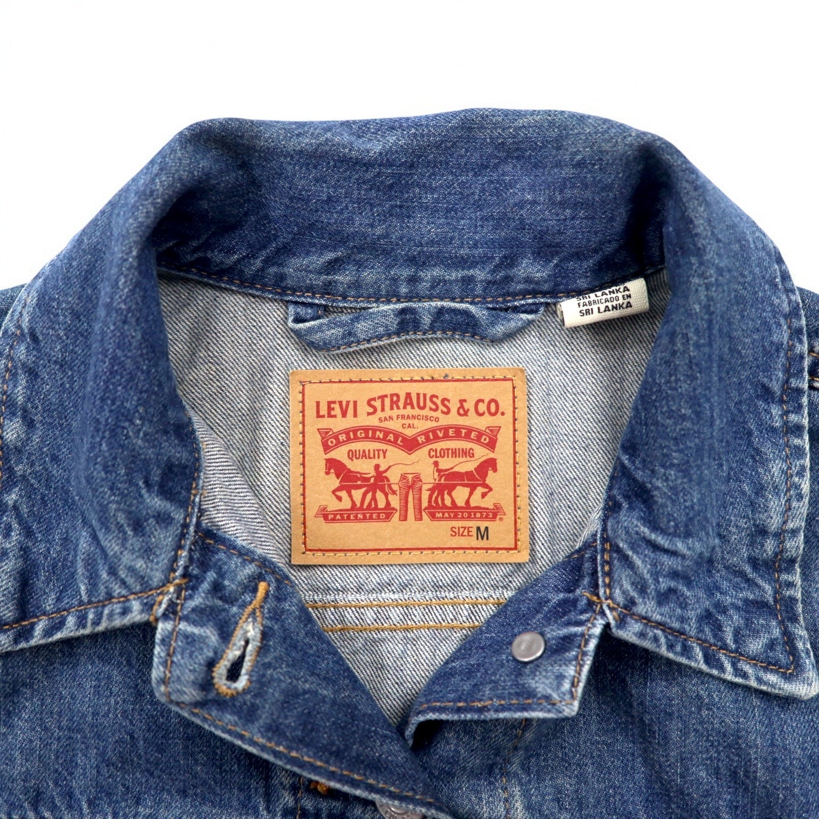 Levi's giacca di jeans 3° tipo Gジャン M blu cotone ORIGINAL TRUCKER JACKET 29945-0031