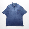 Polo by Ralph Lauren インディゴ ポロシャツ 2XLT ブルー 胸ポケット コンチョボタン