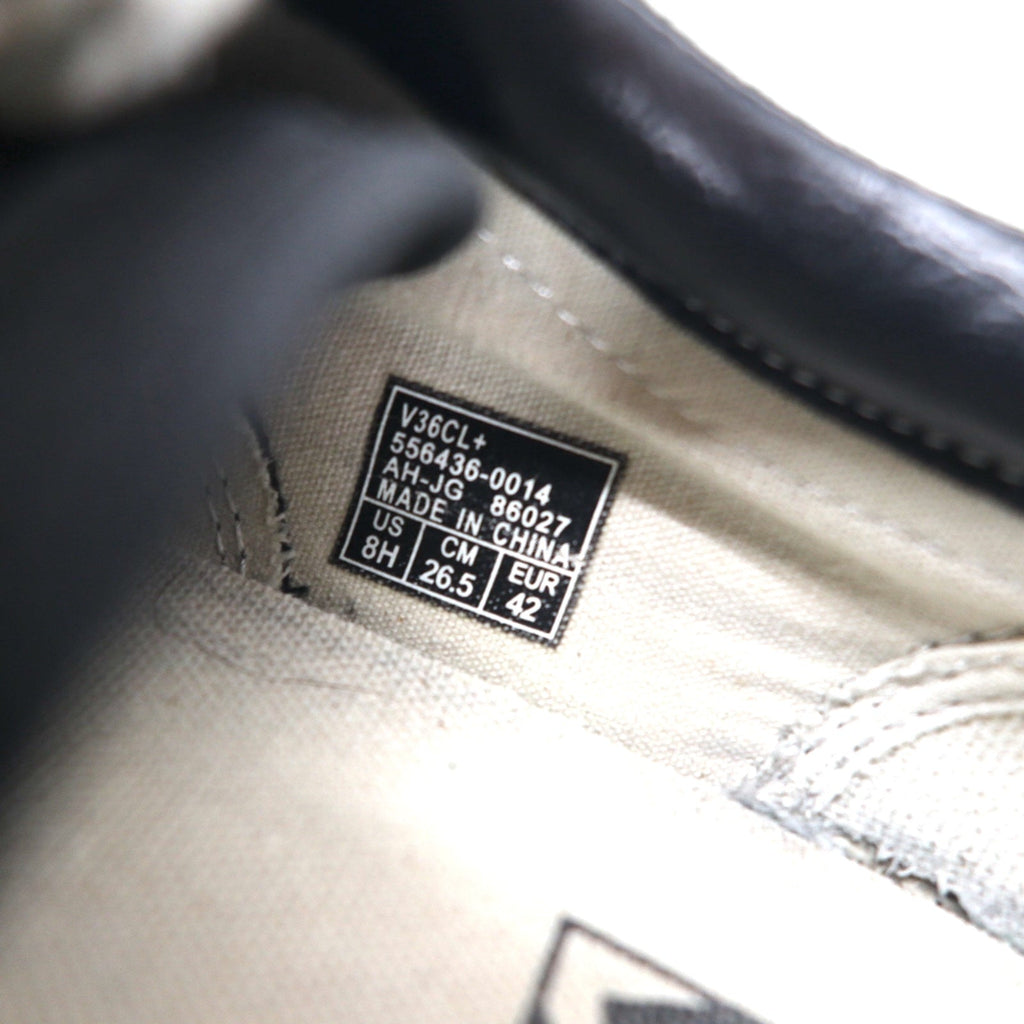VANS オールドスクール OLD SKOOL DX スエード スニーカー 26.5cm ブラック キャンバス ガムソール V36CL+ 556436-0014