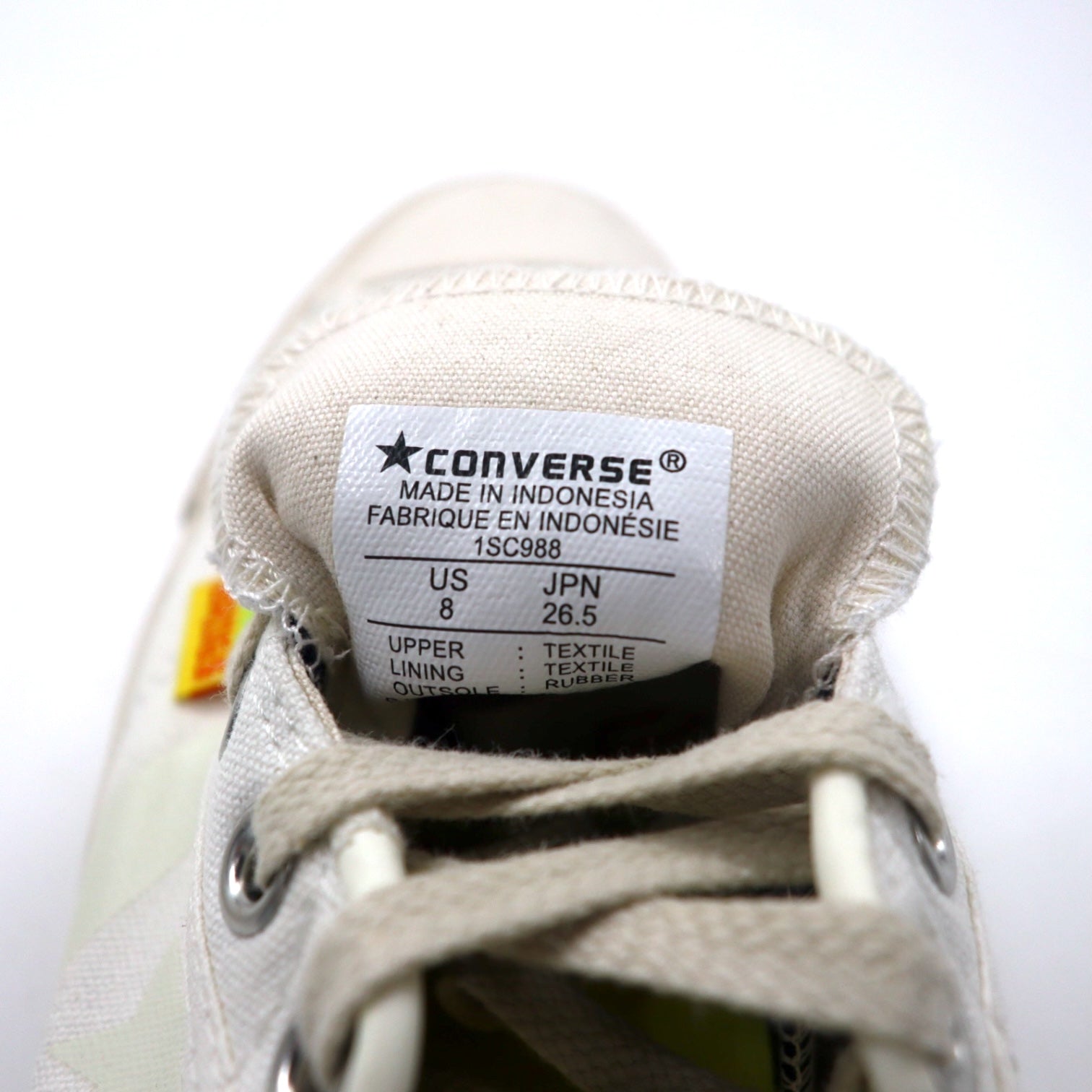 CONVERSE SKATEBOARDING × HOTEL DRUGS Sneakers Breakstar 26.5cm Bianco Tela REACT BREAKSTAR SK OX 1SC988