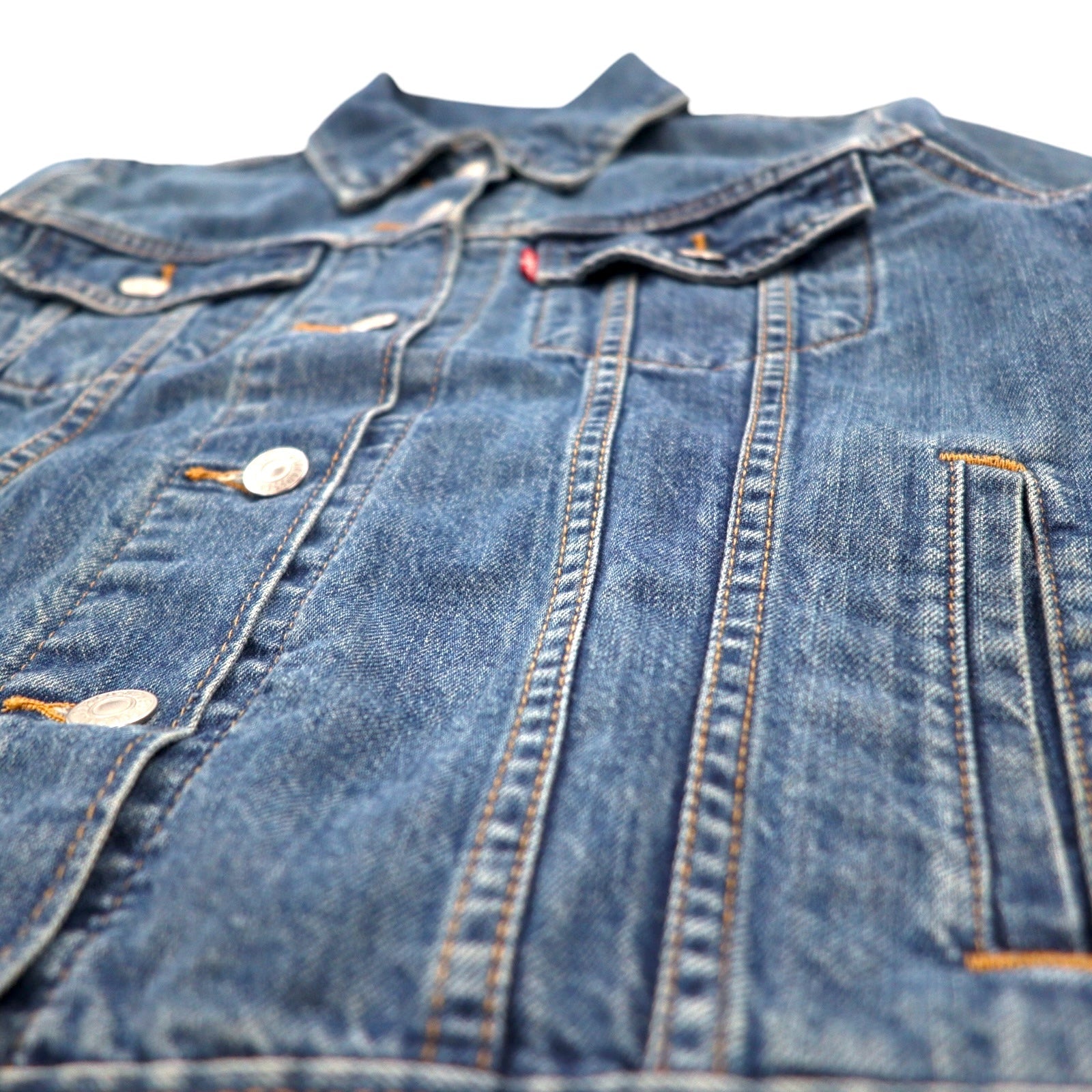 Levi's giacca di jeans 3° tipo Gジャン M blu cotone ORIGINAL TRUCKER JACKET 29945-0031