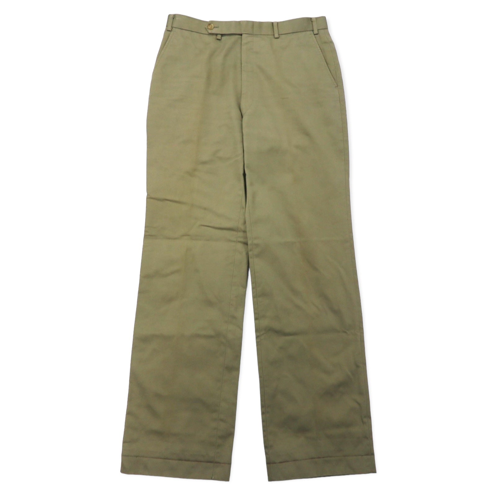 Burberrys - Pantaloni chino in twill di cotone, taglia 85, colore beige, made in Japan