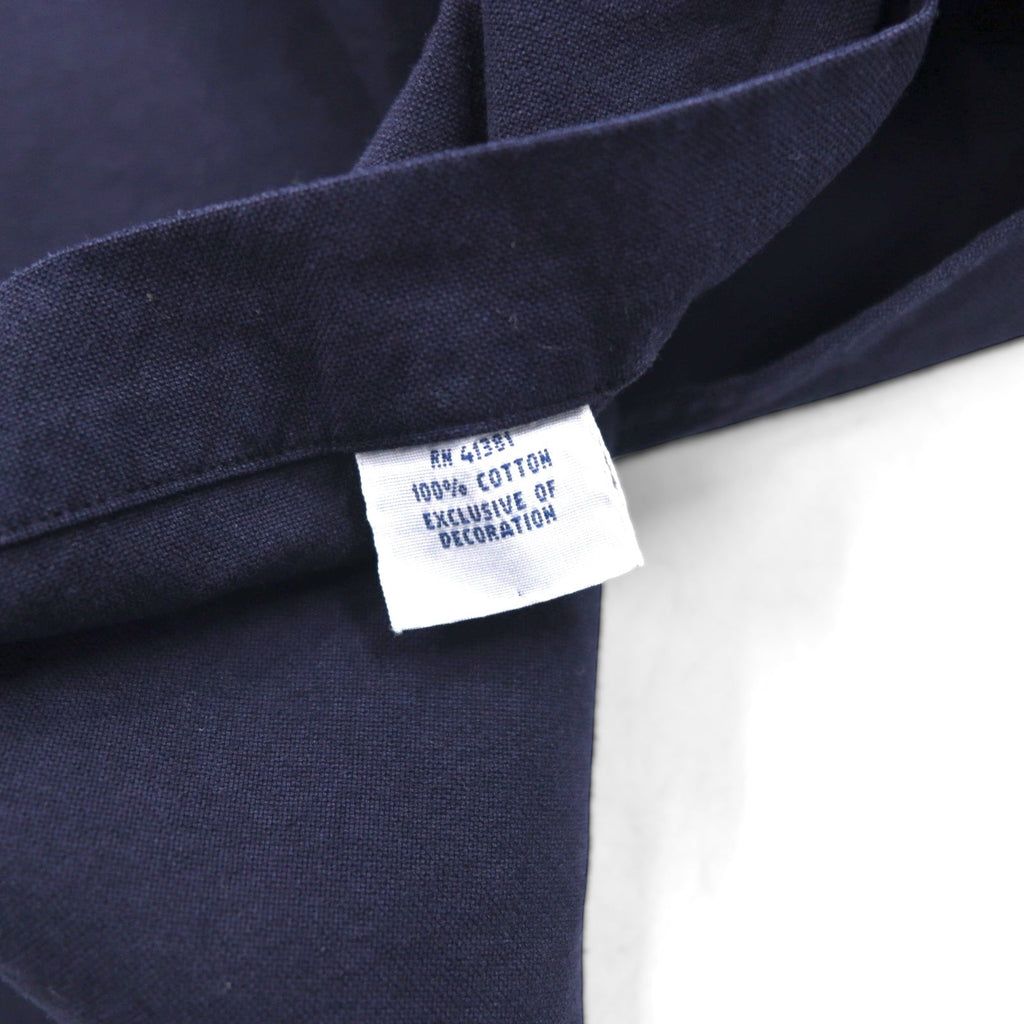 Ralph Lauren ボタンダウン シャツ XL ネイビー コットン スモールポニー刺繡