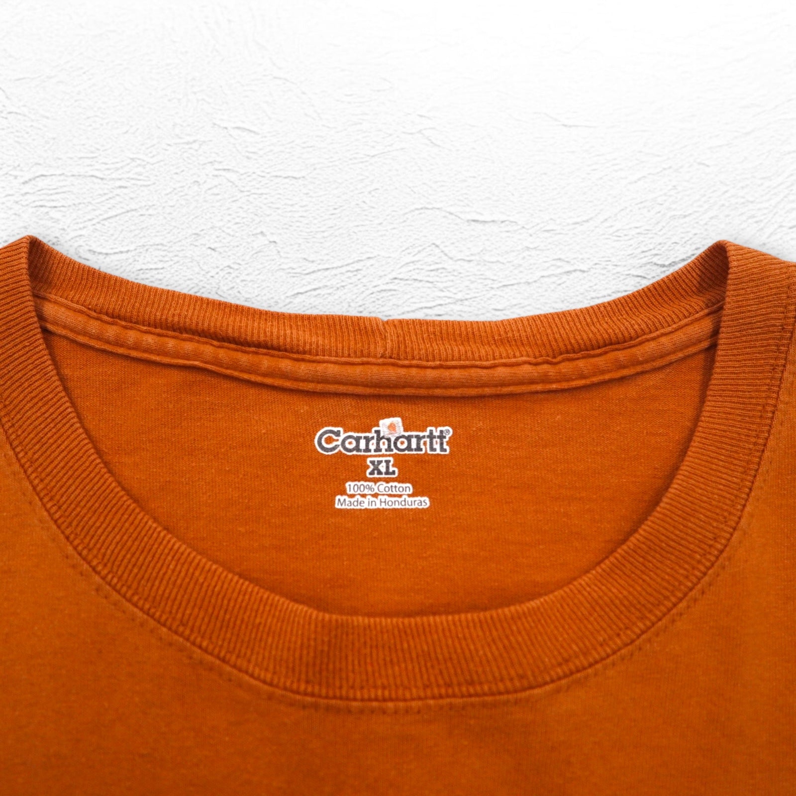 Carhartt T-shirt con taschino XL arancione cotone Honduras