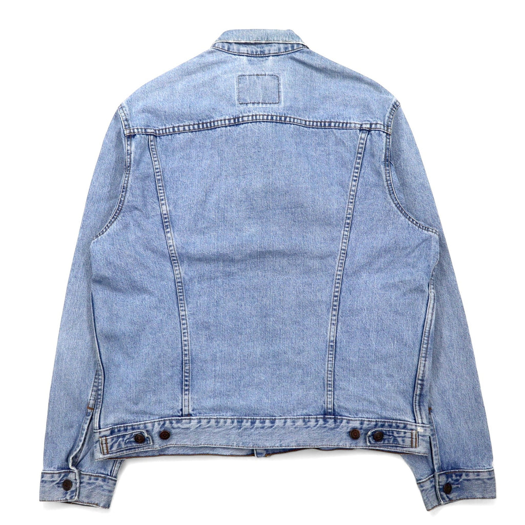 Giacca jeans Levi's anni '90 Euro Levis, taglia XL, blu, effetto ghiaccio, 70503-04, Made in Tunisia