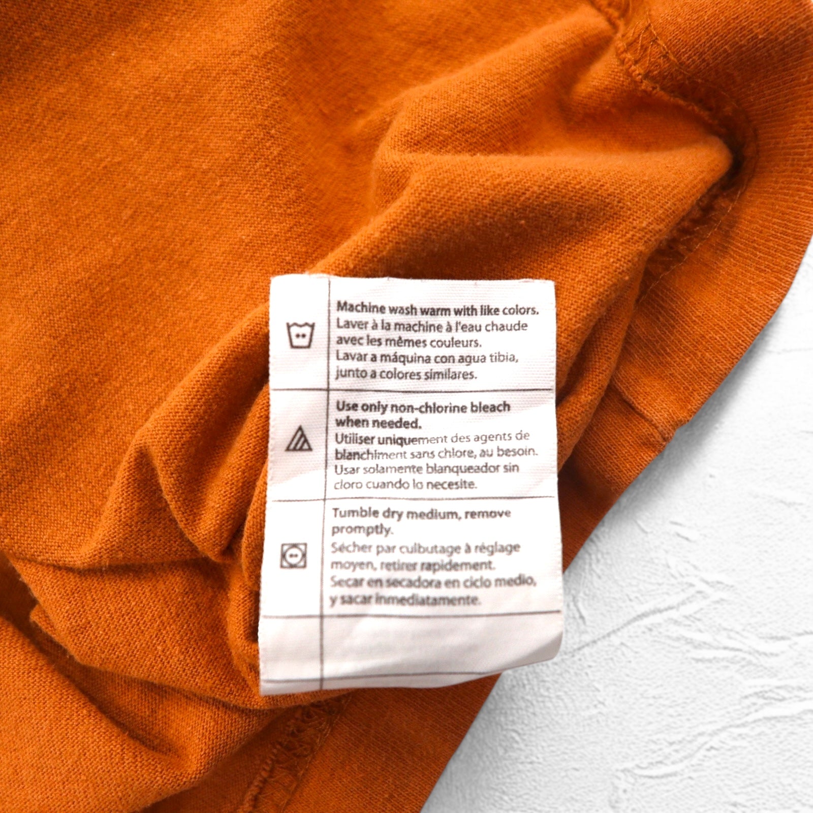 Carhartt T-shirt con taschino XL arancione cotone Honduras