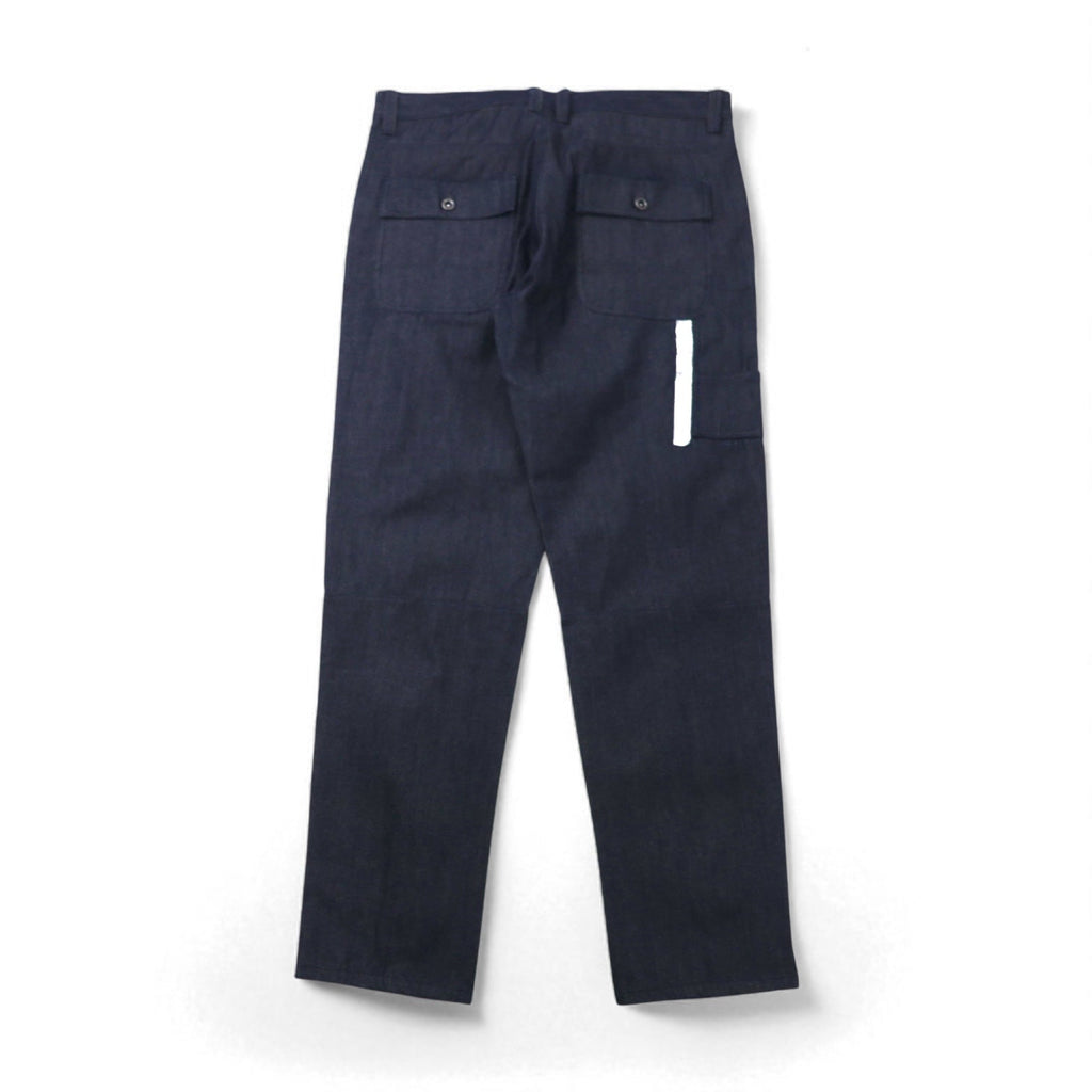 SEAN JOHN Jeans in denim rigido a gamba affusolata vestibilità rilassata L Dark Indigo HAMILTON TAPERED Nuovo con etichette