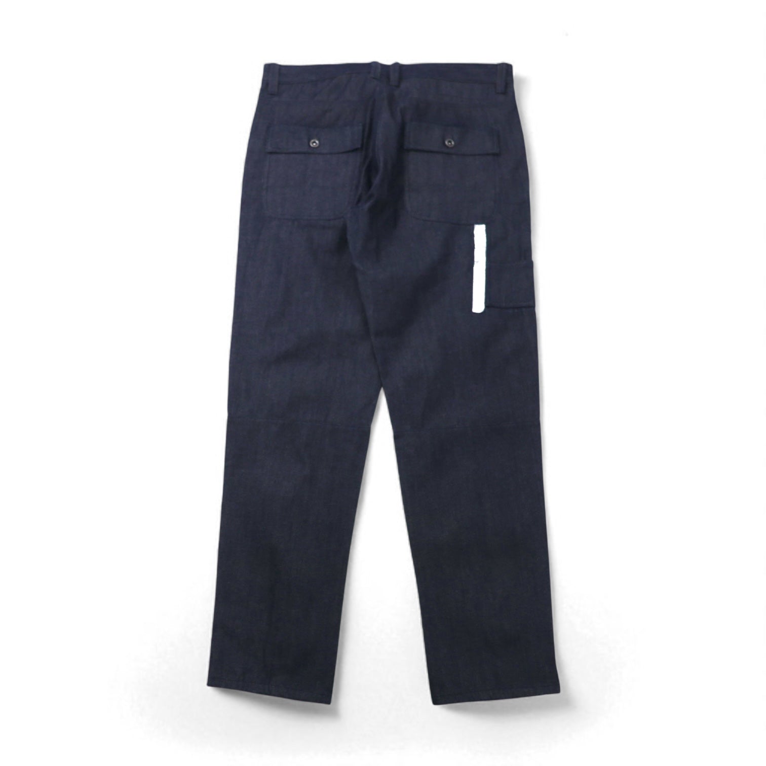SEAN JOHN Jeans in denim rigido a gamba affusolata vestibilità rilassata L Dark Indigo HAMILTON TAPERED Nuovo con etichette