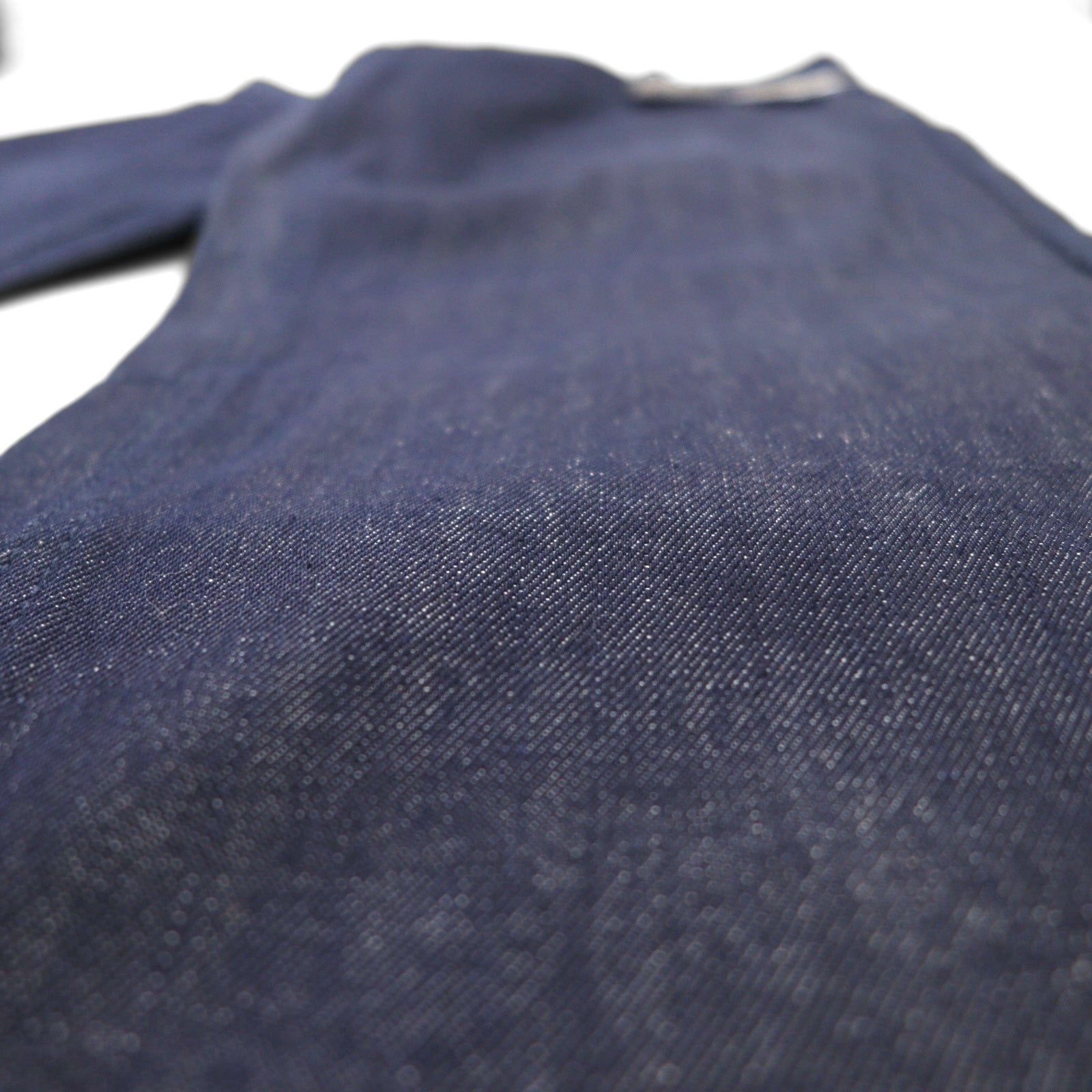 SEAN JOHN Jeans in denim rigido a gamba affusolata vestibilità rilassata L Dark Indigo HAMILTON TAPERED Nuovo con etichette