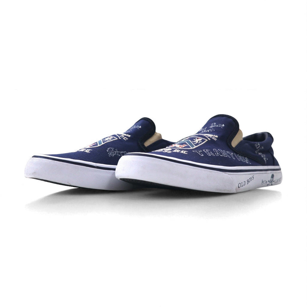 POLO RALPH LAUREN Slip-on sneakers THOMPSON III-NE 27cm Navy Canvas Embroidered Emblem