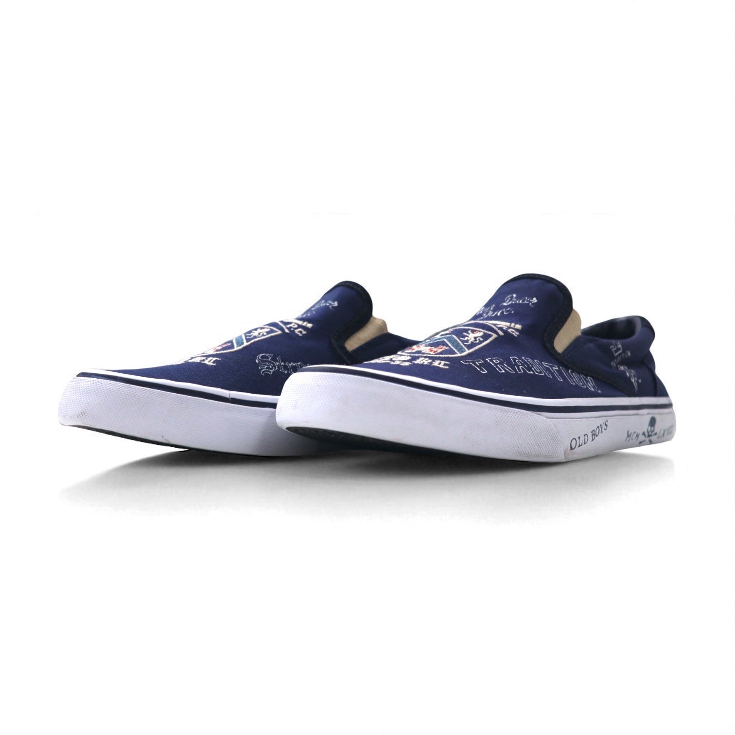 POLO RALPH LAUREN Slip-on sneakers THOMPSON III-NE 27cm Navy Canvas Embroidered Emblem