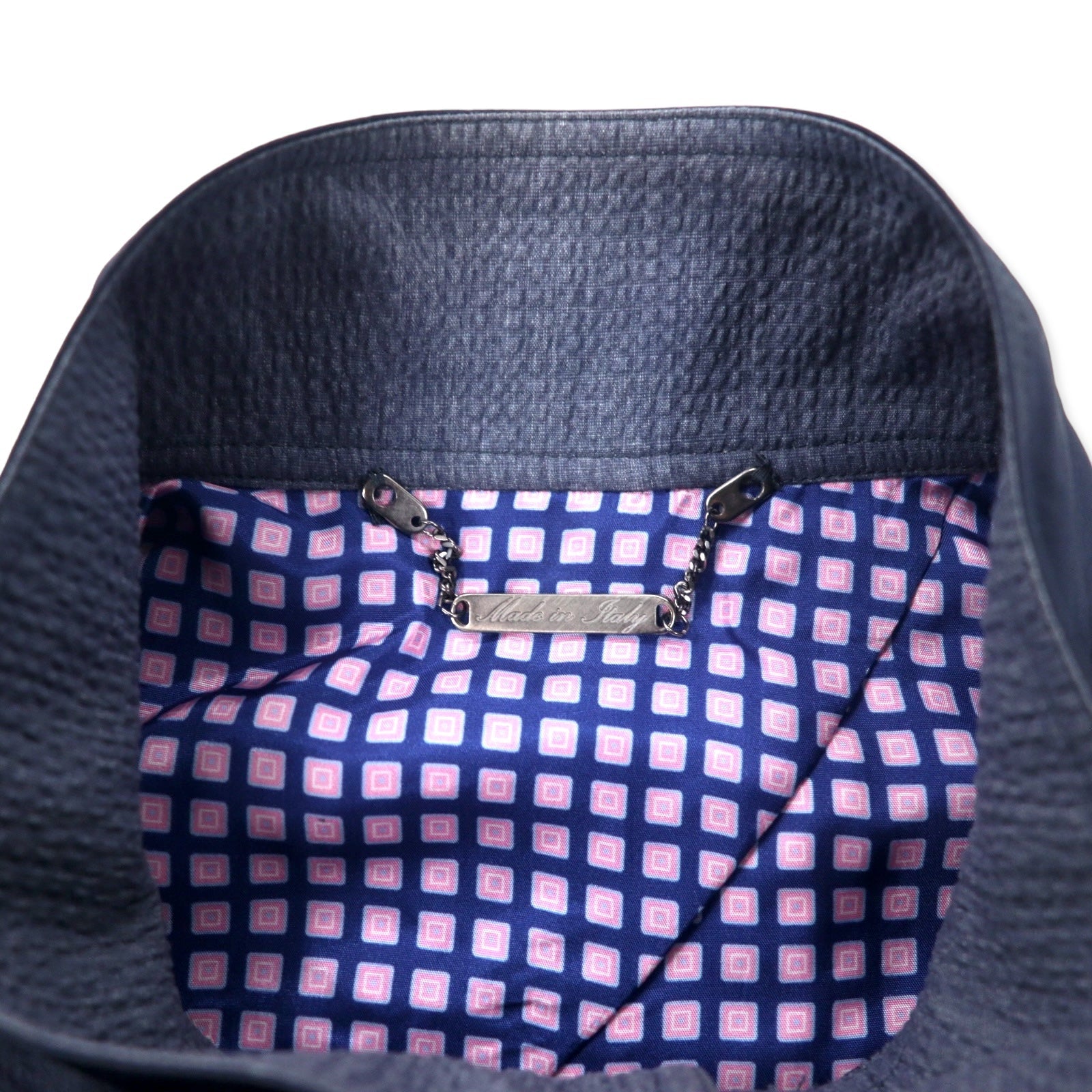 H&S Harry & Sons Giacca da campo italiana taglia 48, blu navy, nylon G5047, mai usata