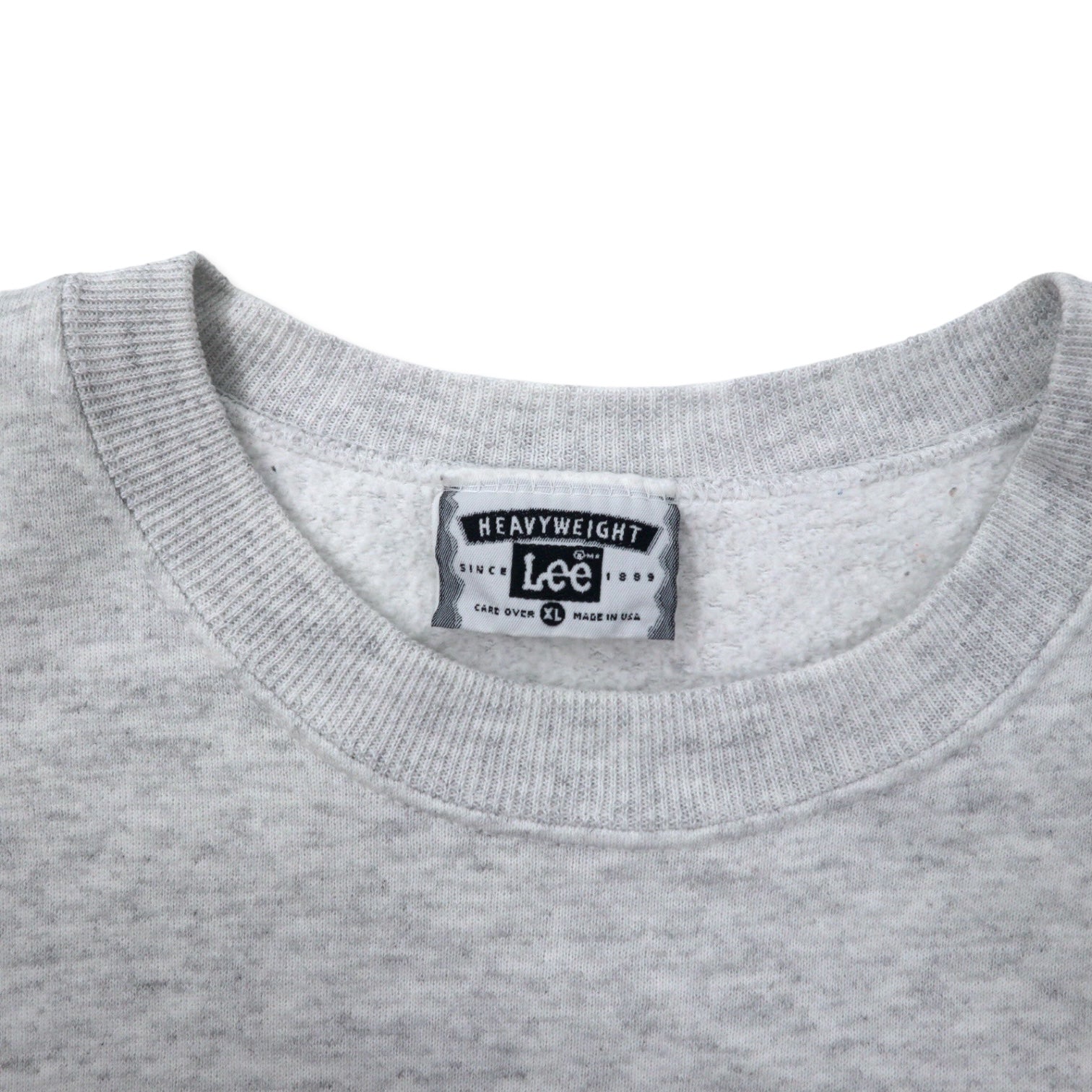 Felpa Lee USA anni '90, ricamo personaggio, XL, grigio, cotone, Disney Topolino