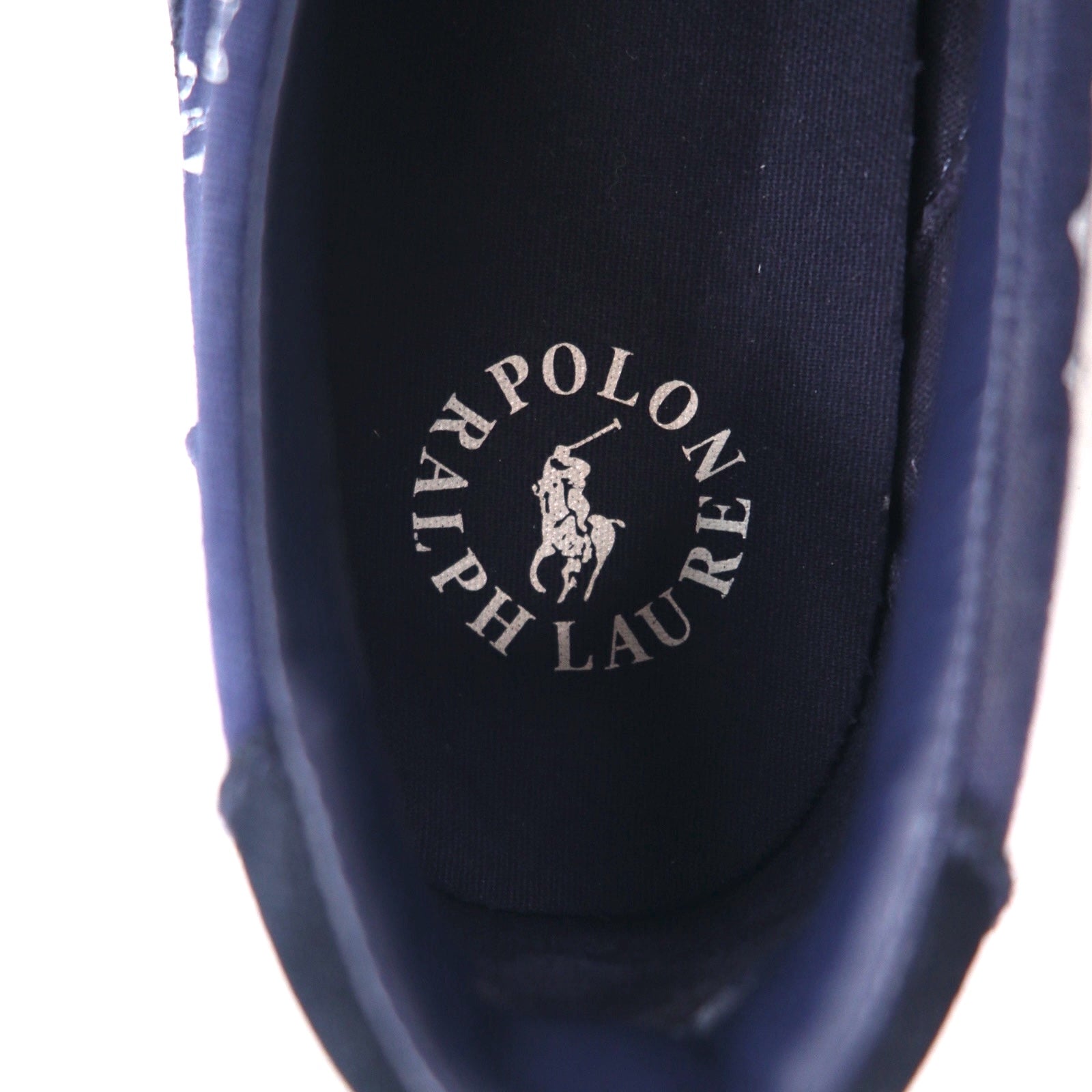 POLO RALPH LAUREN Slip-on sneakers THOMPSON III-NE 27cm Navy Canvas Embroidered Emblem