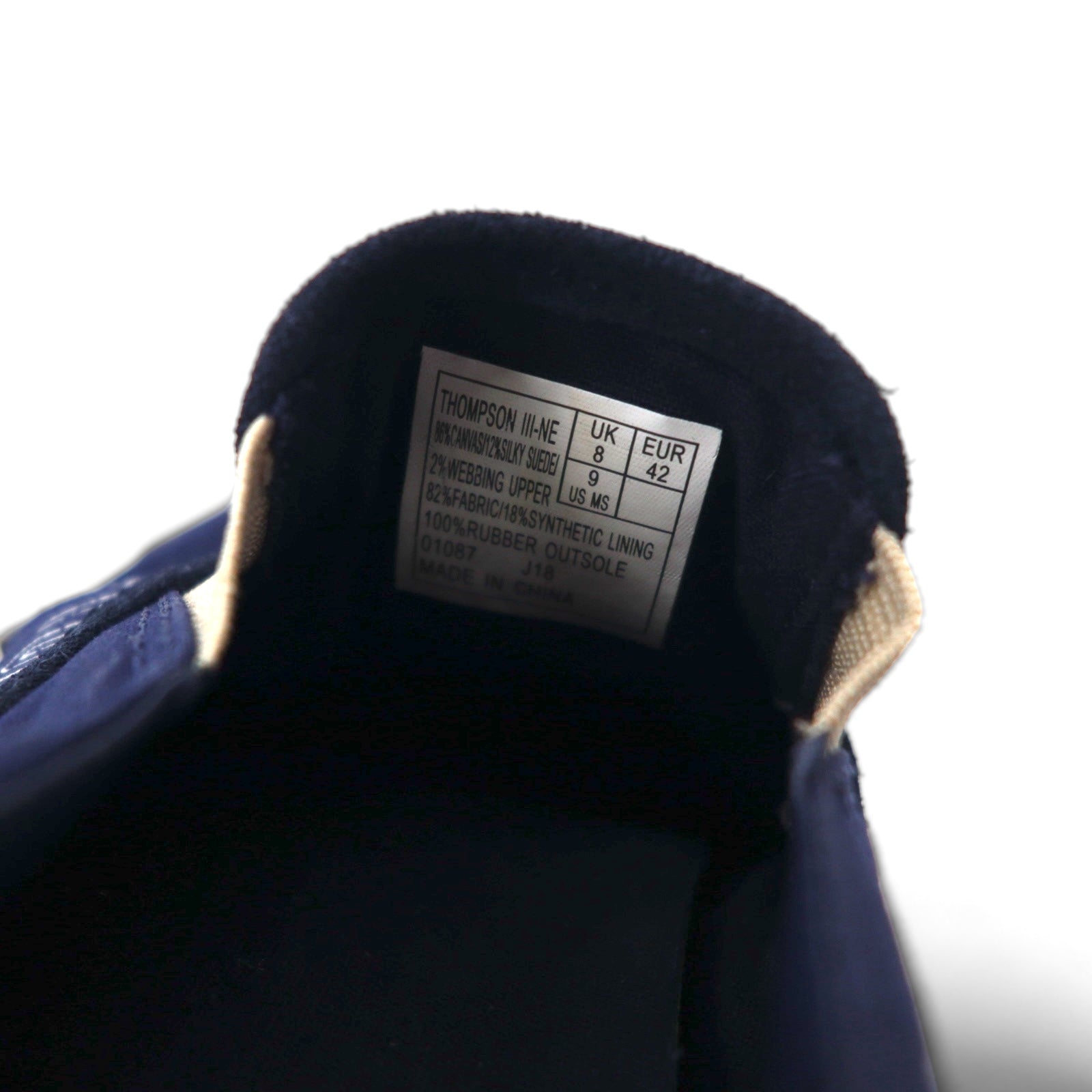POLO RALPH LAUREN Slip-on sneakers THOMPSON III-NE 27cm Navy Canvas Embroidered Emblem