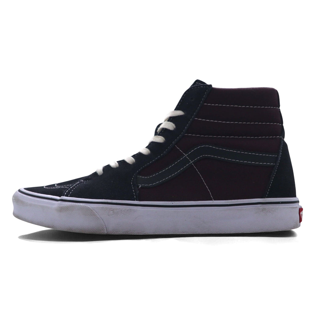 VANS Sk8-Hi sneaker 30cm viola pelle scamosciata tela VN0A5JMJHAF