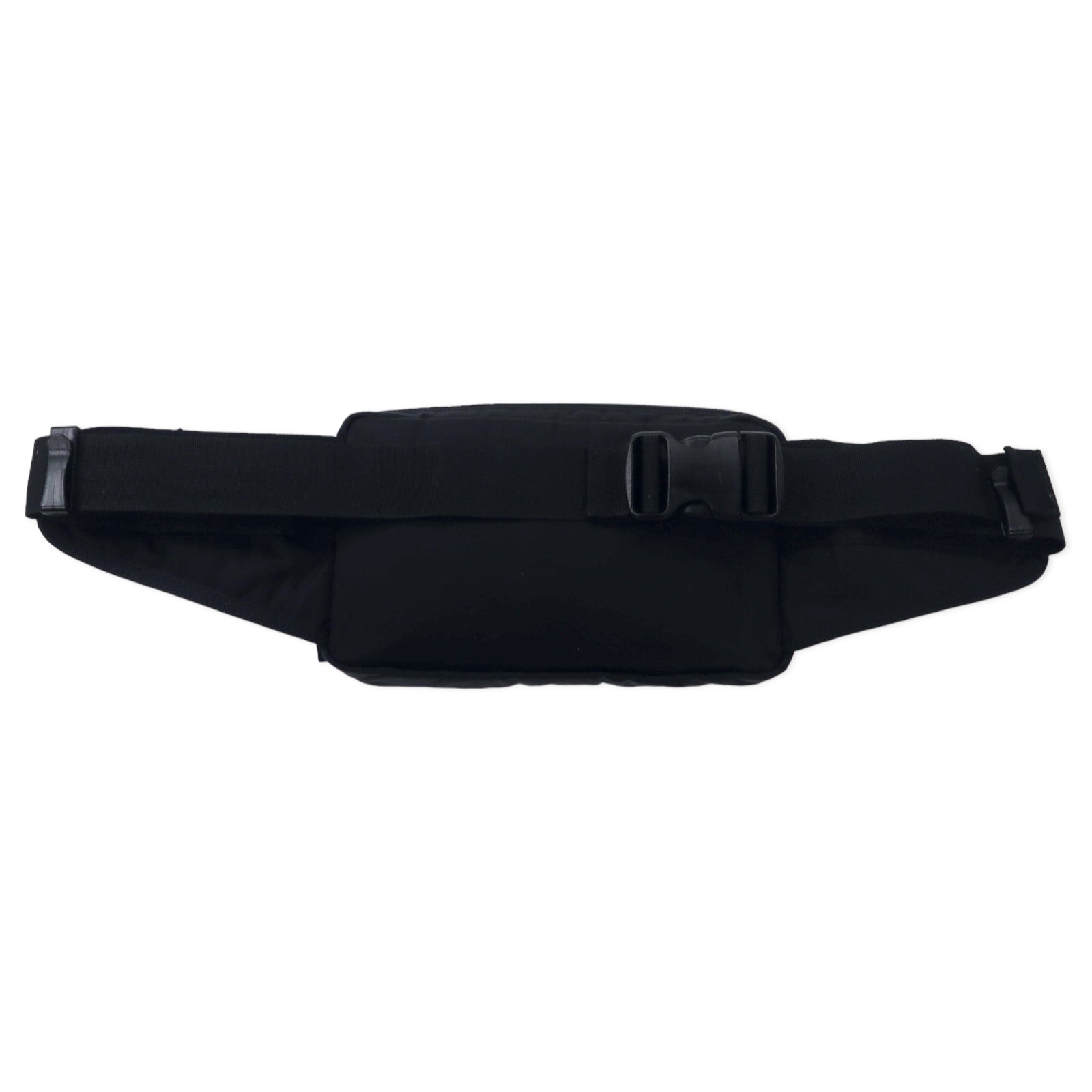 PORTER Marsupio nero con fantasia, Borsa a tracolla nera, Nylon, Logo all-over, Prodotto in Giappone