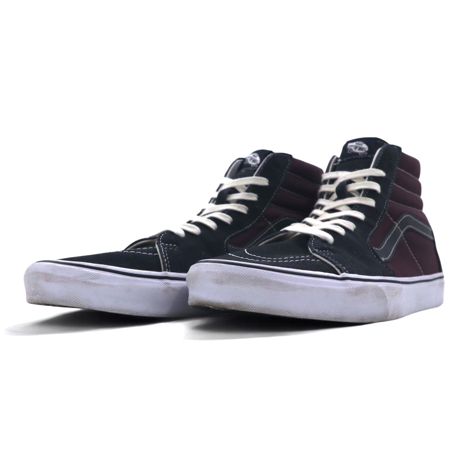 VANS Sk8-Hi sneaker 30cm viola pelle scamosciata tela VN0A5JMJHAF
