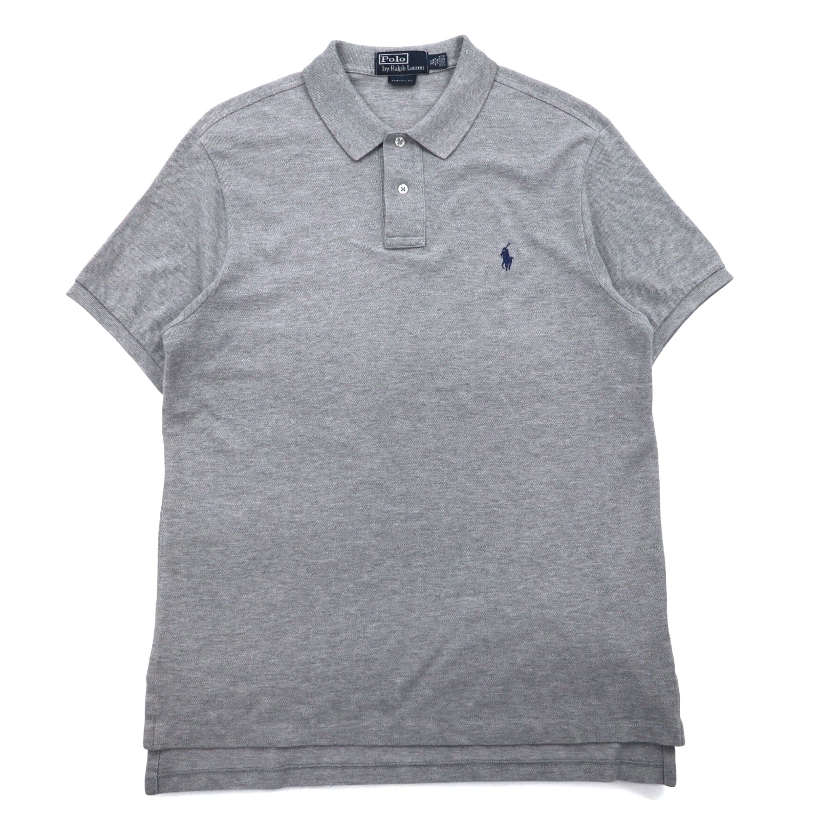 Polo by Ralph Lauren Polo XL Grigio Cotone Piquet con Ricamo Piccolo Pony