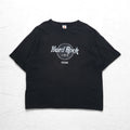 Hard Rock CAFE anni '90 Stampa T-shirt 2XL Nera Cotone Oversize ROME