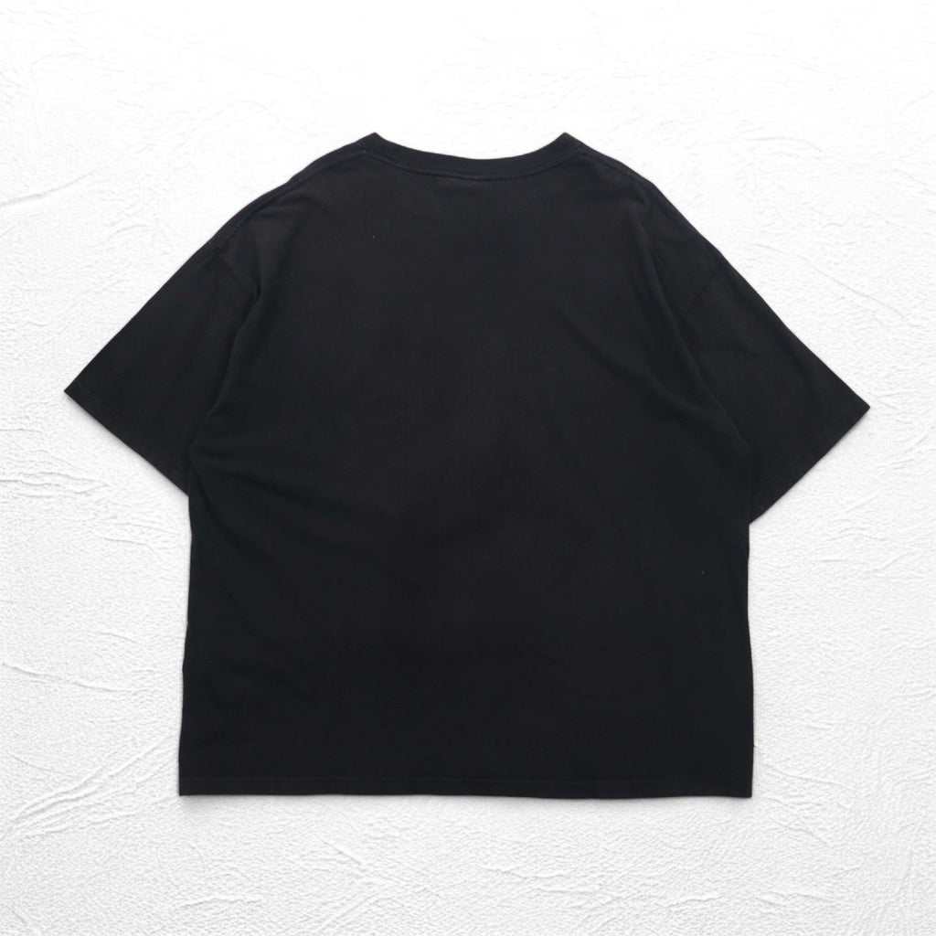 Hard Rock CAFE anni '90 Stampa T-shirt 2XL Nera Cotone Oversize ROME