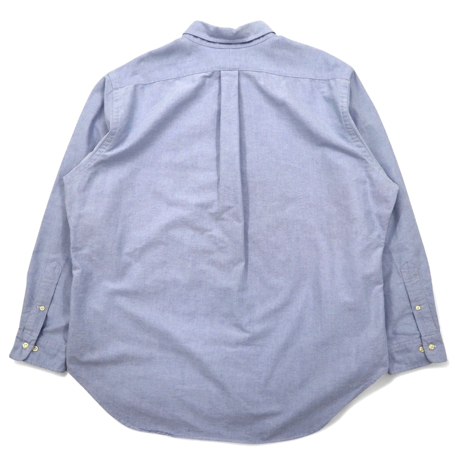 Ralph Lauren anni '90 camicia Oxford button-down XL blu cotone CLASSIC FIT piccolo pony ricamato