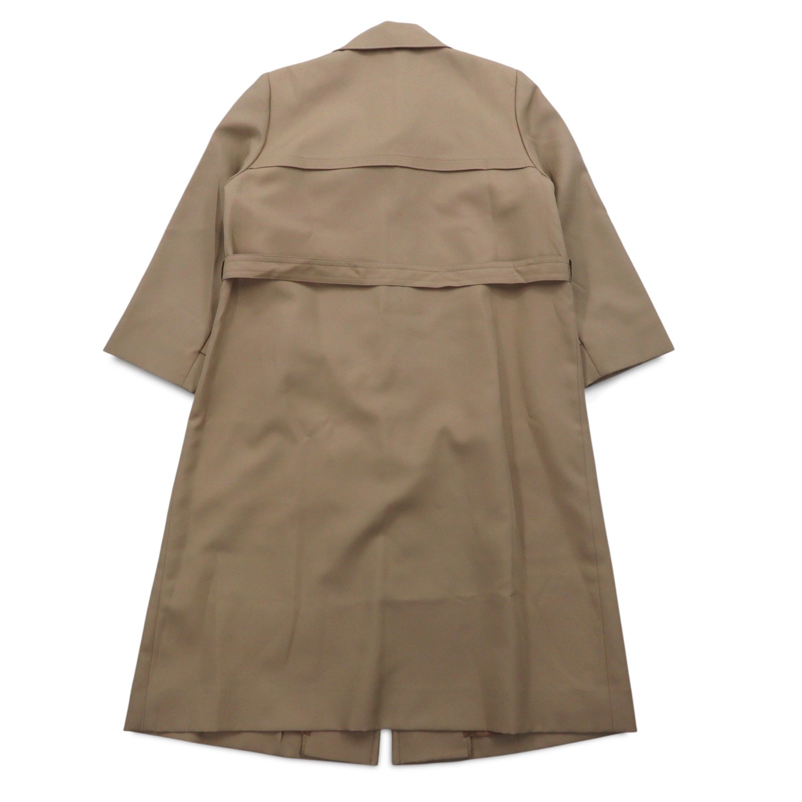 BLUE FLAG (SANYO) Trench classico L beige poliestere con cintura Prodotto in Giappone