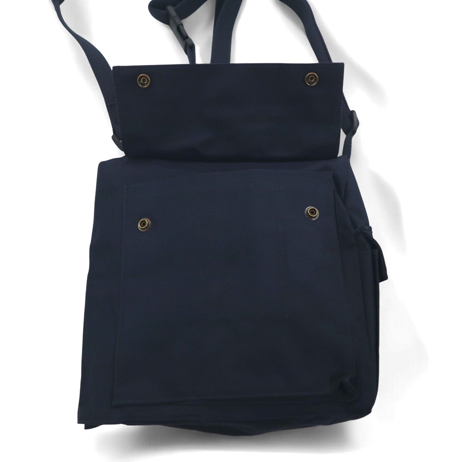 Dutch Army Esercito Olandese Borsa a Tracolla Roll-Top Blu Scuro Canvas Deadstock Nuova
