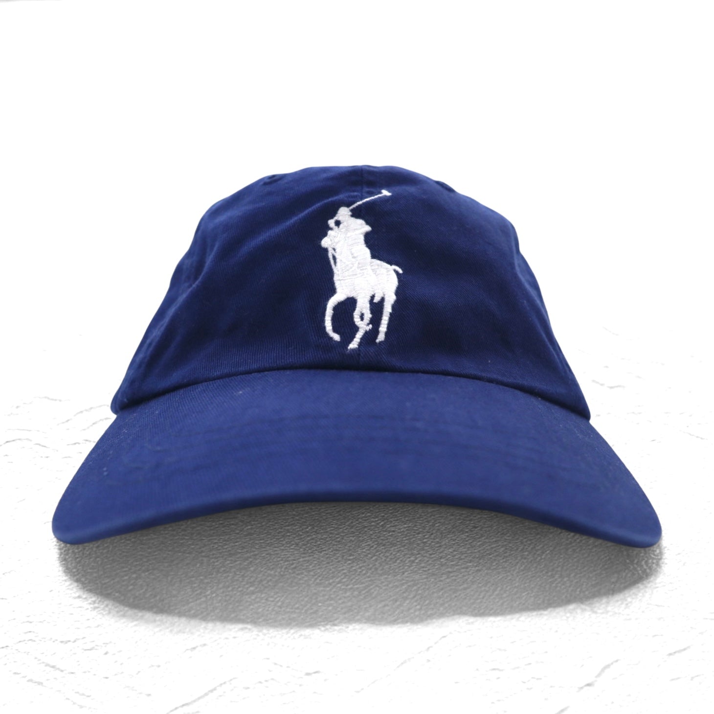 POLO RALPH LAUREN Big Pony - Berretto a 6 pannelli, taglia unica, con cinghia, blu navy, cotone