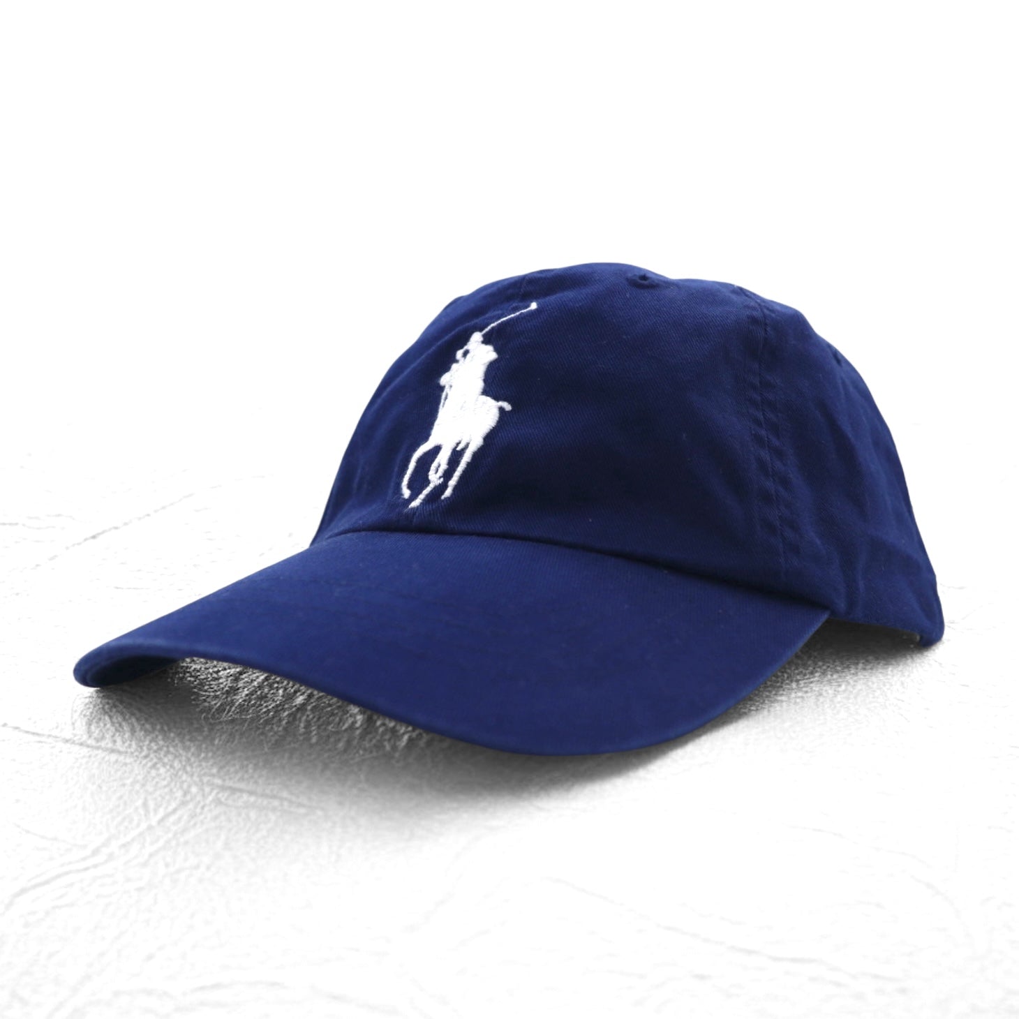POLO RALPH LAUREN Big Pony - Berretto a 6 pannelli, taglia unica, con cinghia, blu navy, cotone