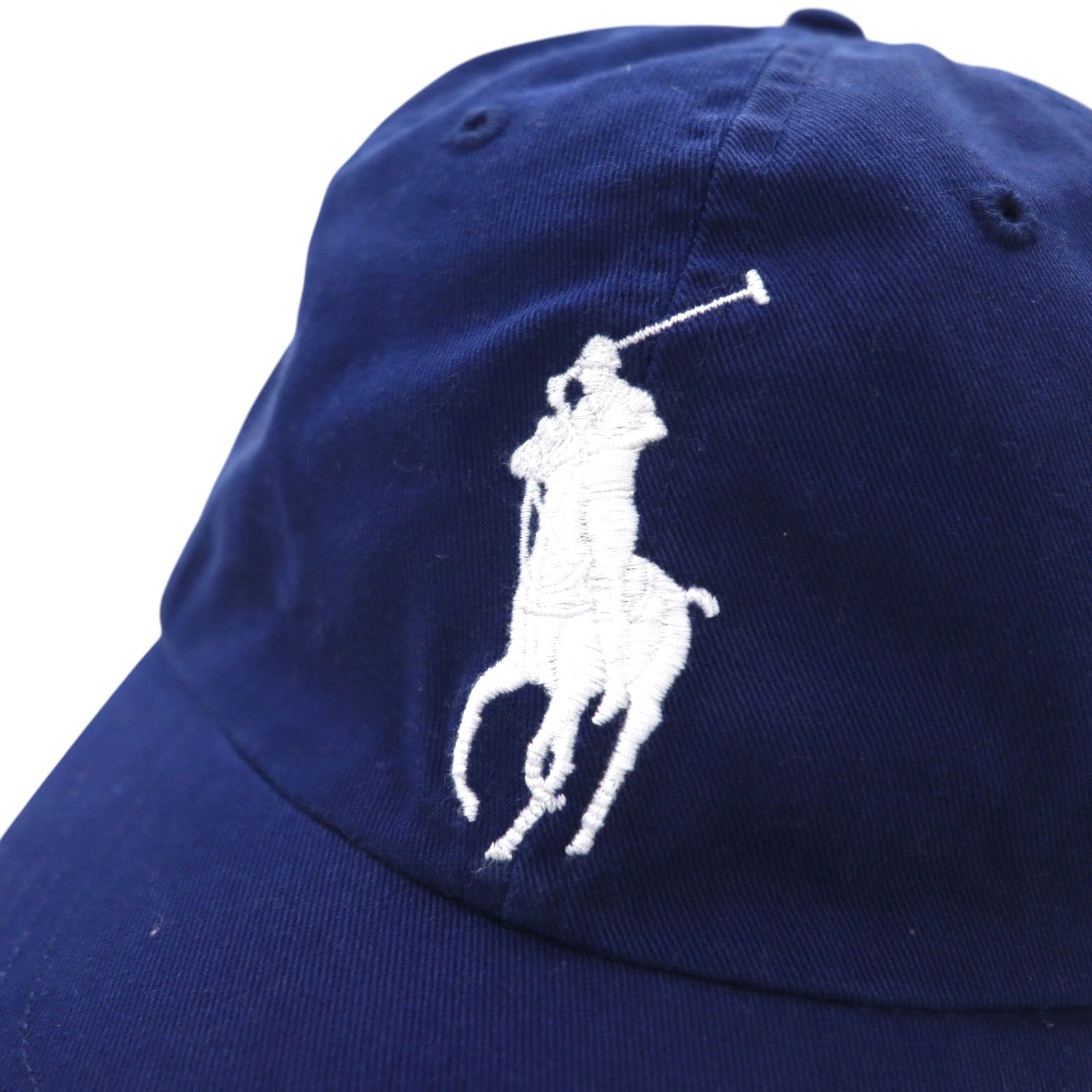 POLO RALPH LAUREN Big Pony - Berretto a 6 pannelli, taglia unica, con cinghia, blu navy, cotone