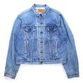 Giacca jeans Levi's anni '80 USA, blu, cotone, taglia XL, bottone 527, modello 70506 0214