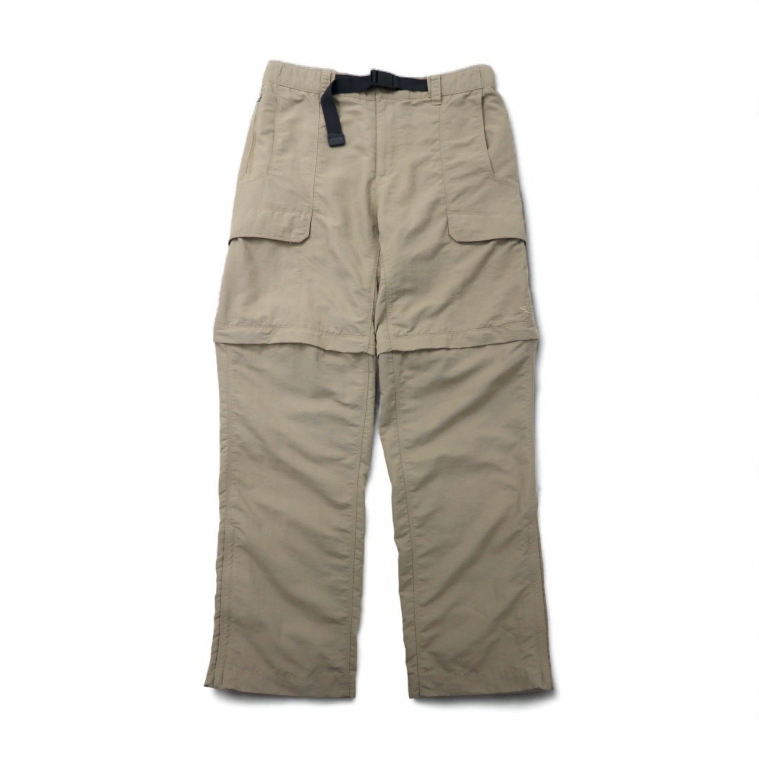 THE NORTH FACE Outdoor 2WAY Pantaloni Cargo Convertibili Pantaloncini M Beige Nylon Taglia USA AJFB
