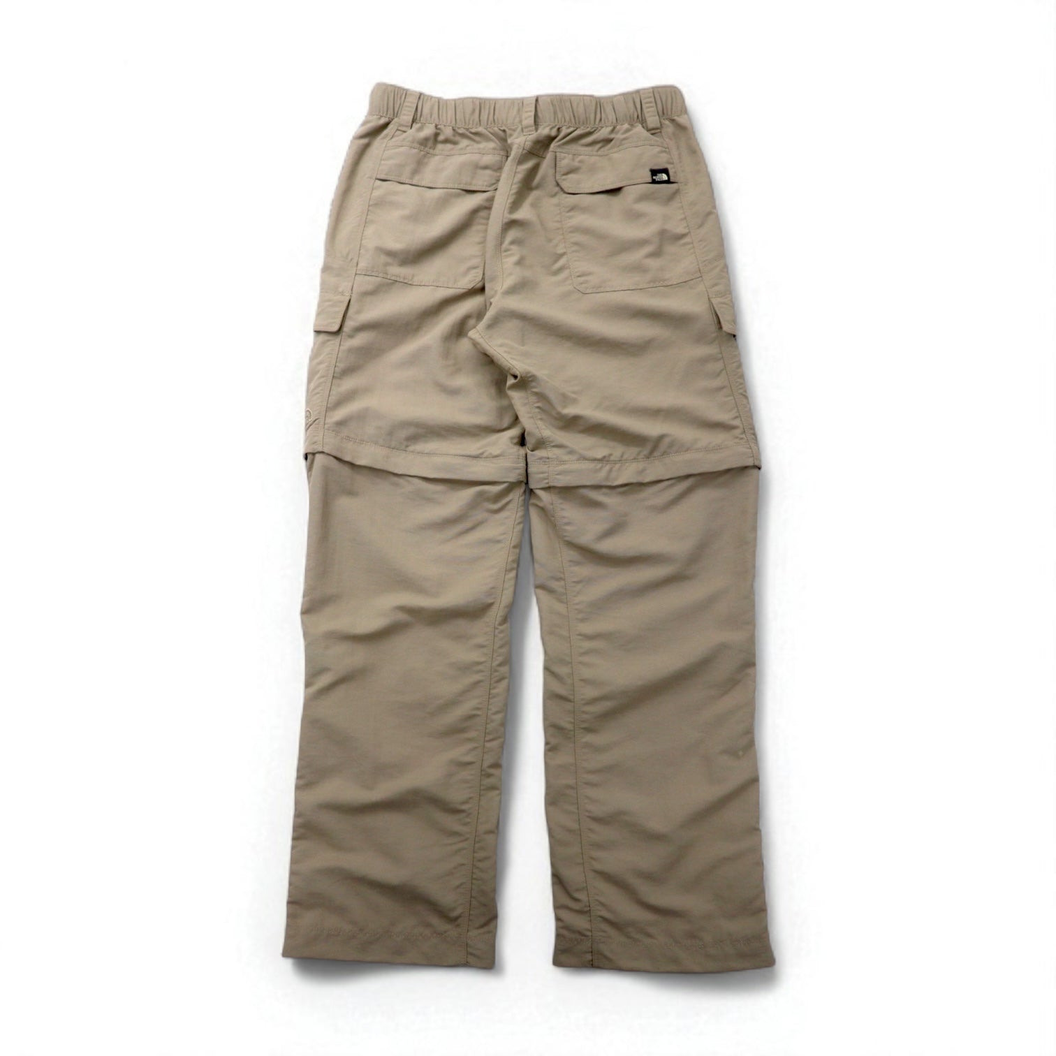 THE NORTH FACE Outdoor 2WAY Pantaloni Cargo Convertibili Pantaloncini M Beige Nylon Taglia USA AJFB