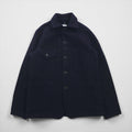 POST OVERALLS ( POST O’ALLS ) USA製 ウール メルトン カバーオール S ネイビー ウール ワークジャケット
