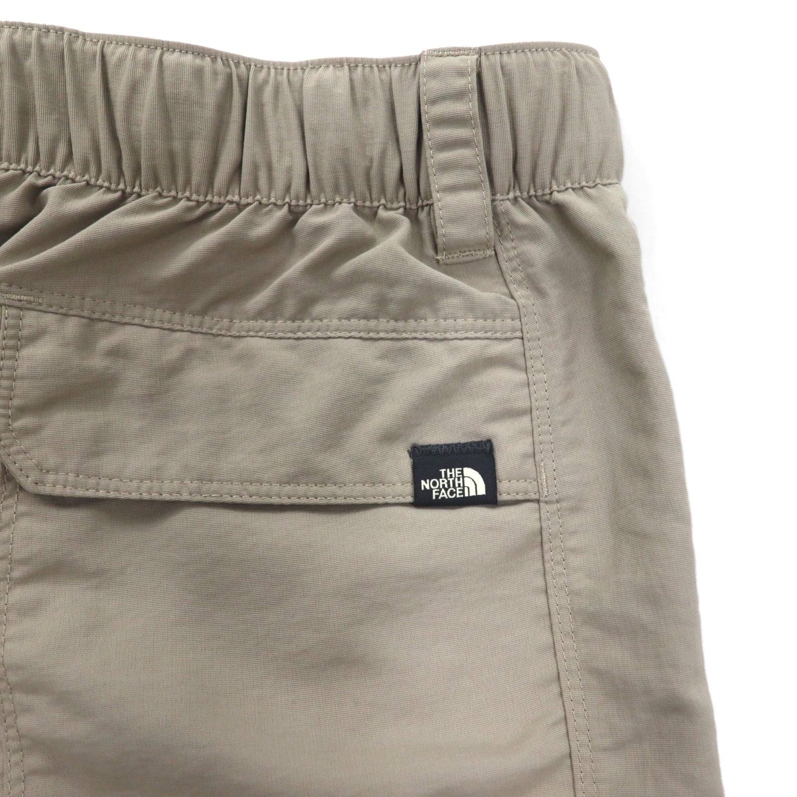 THE NORTH FACE Outdoor 2WAY Pantaloni Cargo Convertibili Pantaloncini M Beige Nylon Taglia USA AJFB